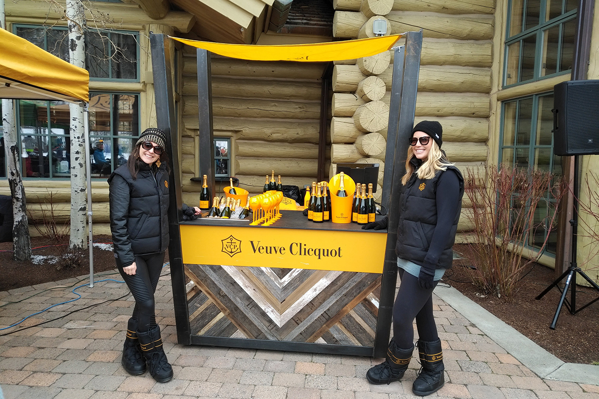 Clicquot in the Snow