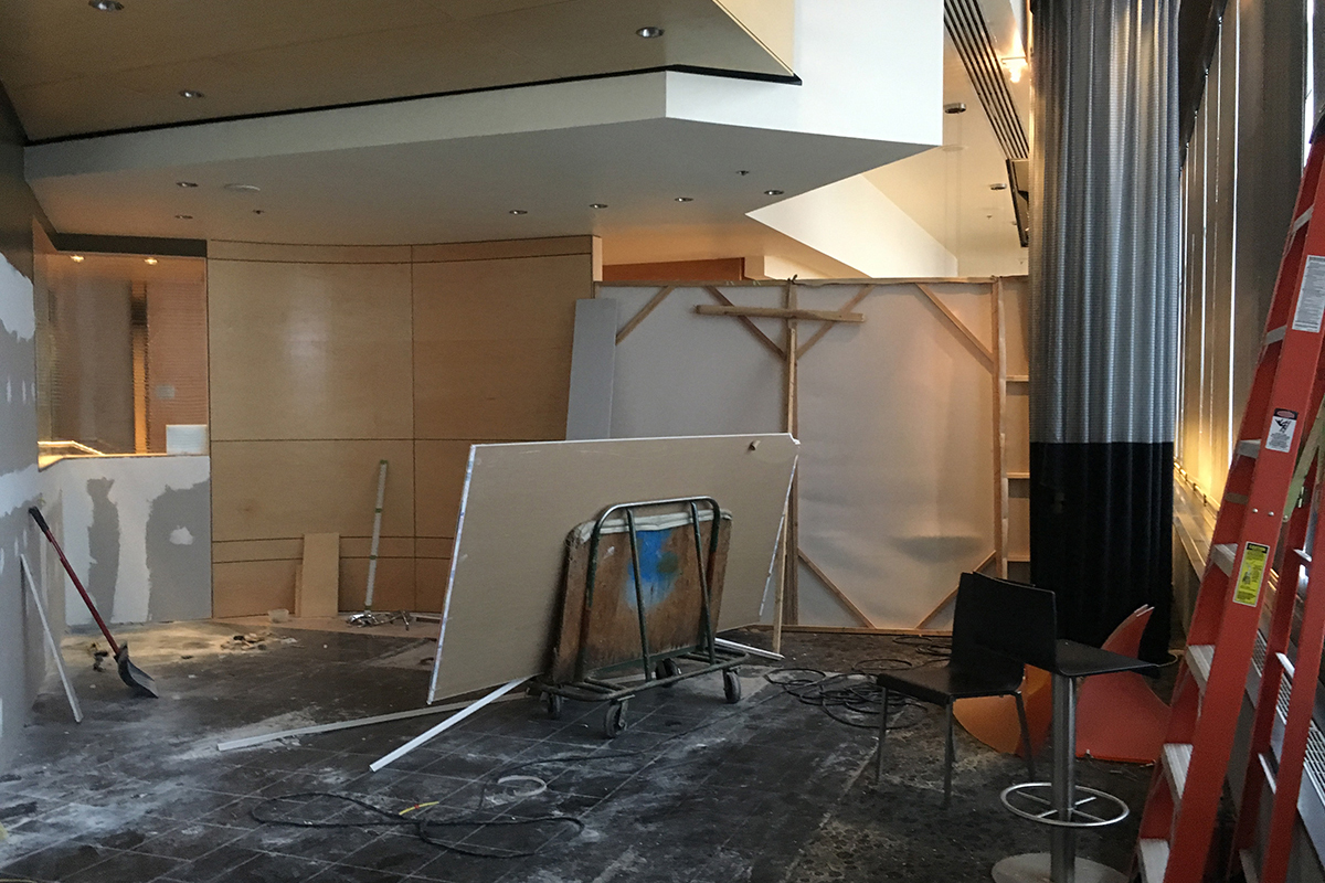 Moet Hennessy champagne lounge in Snowbird Alta