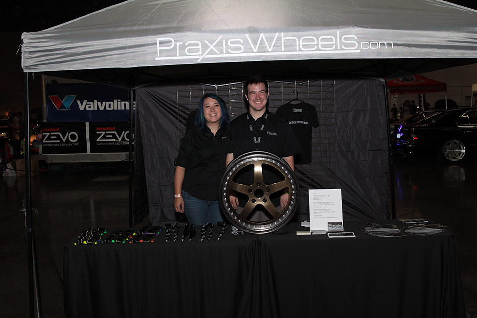 Praxis Wheels booth