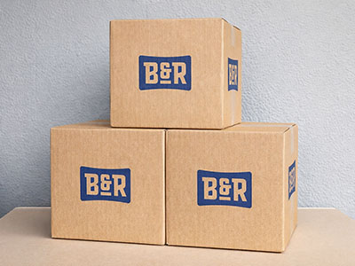 Custom branded promotional kit box packaging production