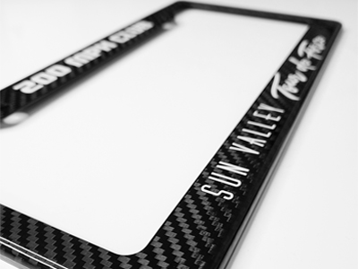 Carbon Fiber License Plate