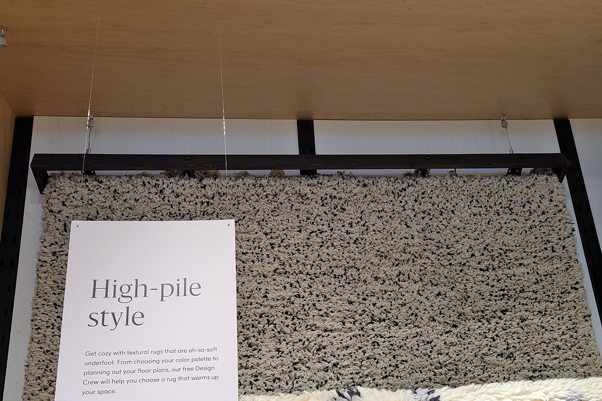 West Elm Rug Fixture